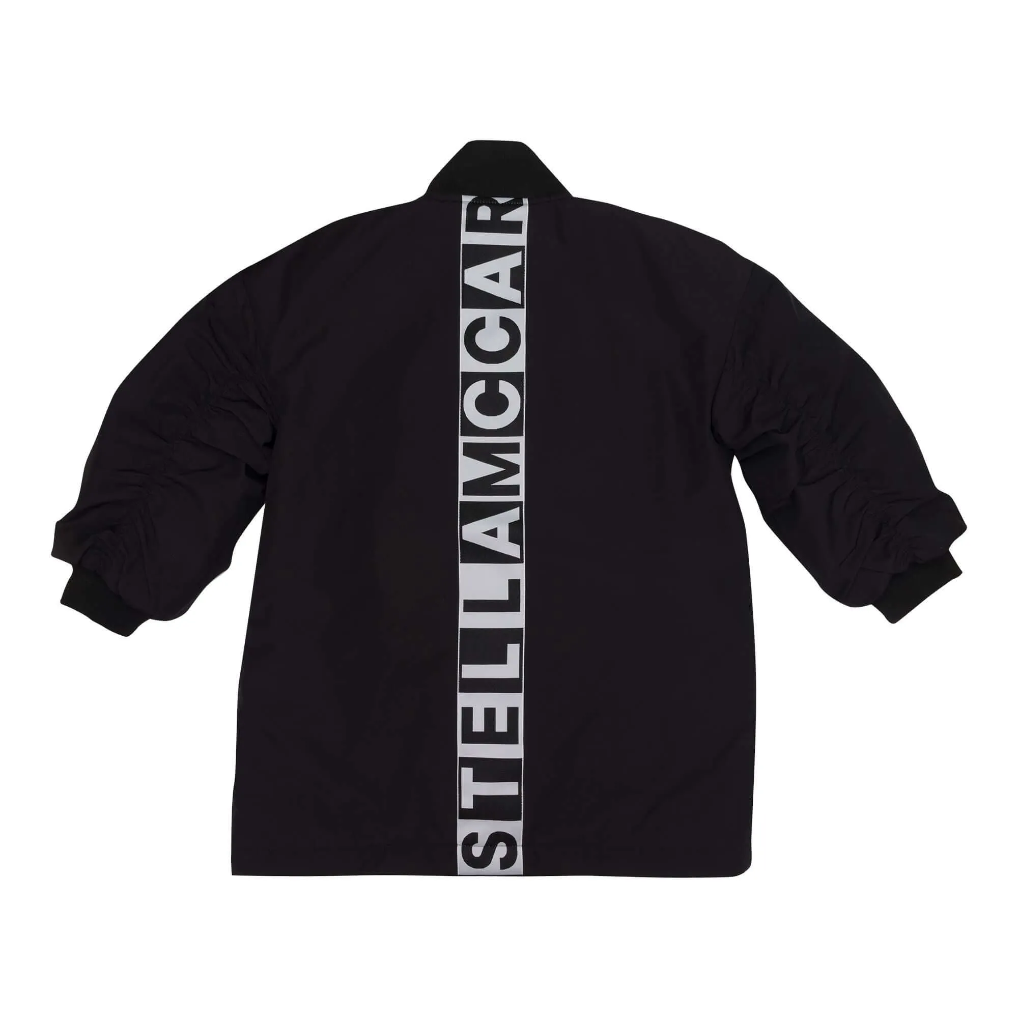 Veste matelassée à logo noir pour filles