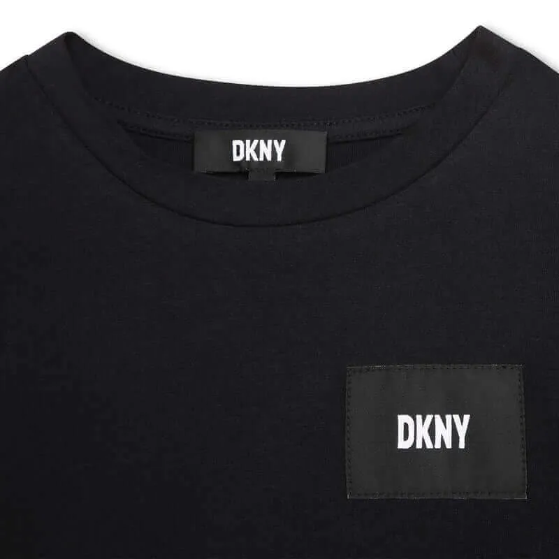 T-shirt à manches longues noir pour filles