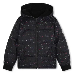 Manteau Doudoune Noir Réversible pour Filles
