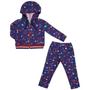 Survêtement 3 pièces bleu pour filles