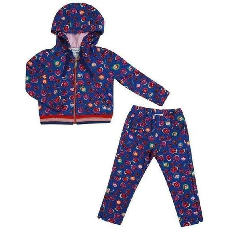 Survêtement 3 pièces bleu pour filles