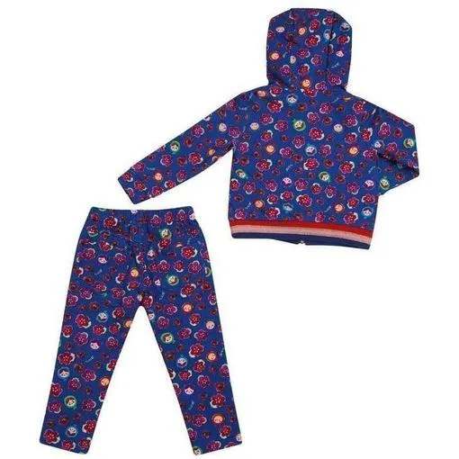 Survêtement 3 pièces bleu pour filles