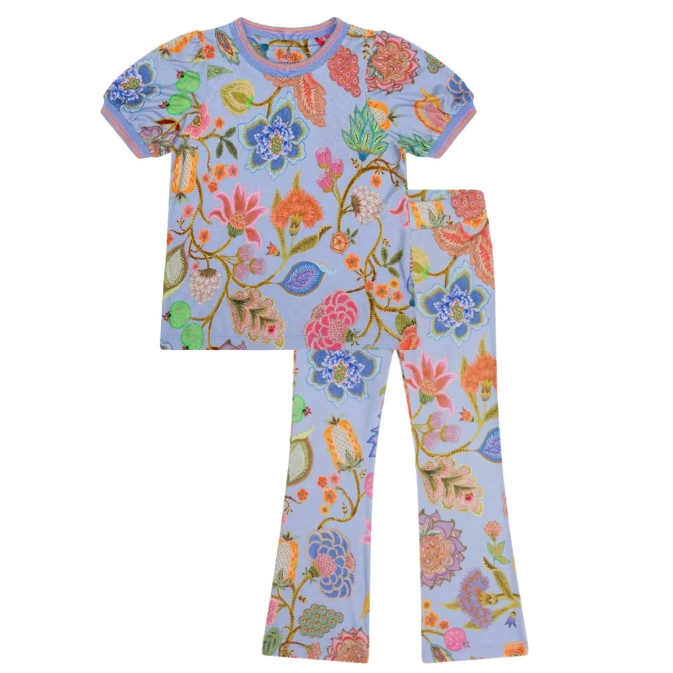 Ensemble de Legging Tijerry Bleu pour Filles