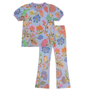 Ensemble de Legging Tijerry Bleu pour Filles