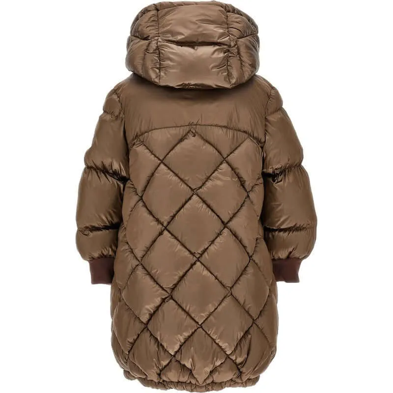Manteau marron pour filles