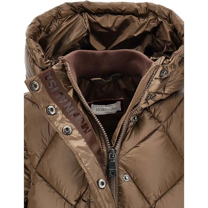 Manteau marron pour filles