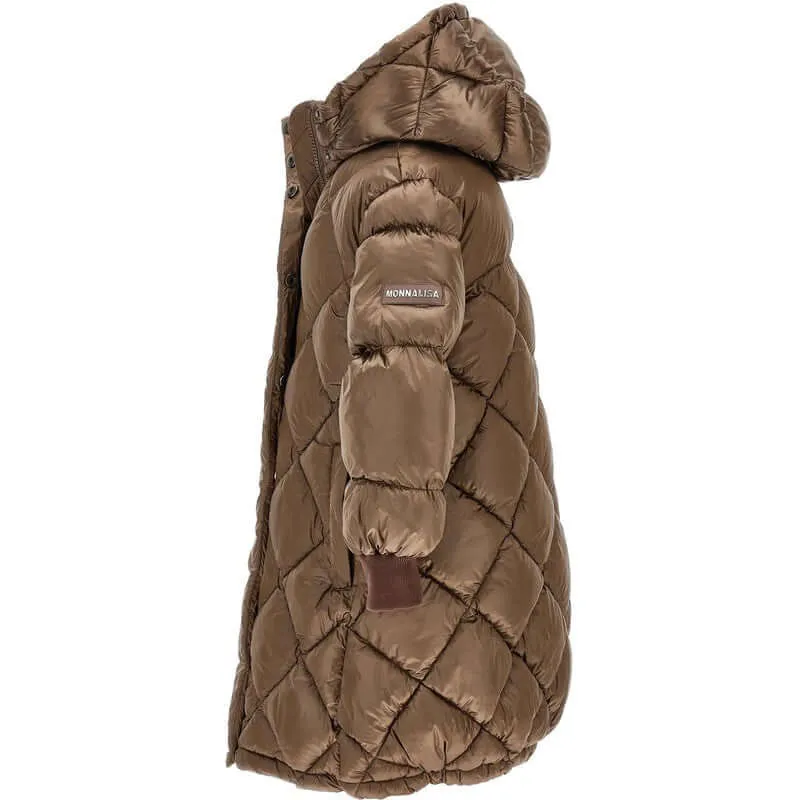 Manteau marron pour filles