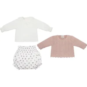 Ensemble 3 pièces Bloomer Papillon pour Filles