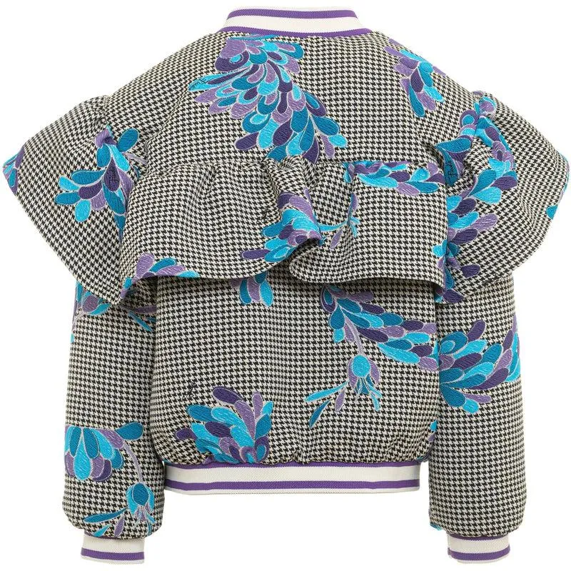 Veste pied-de-poule Lily pour filles