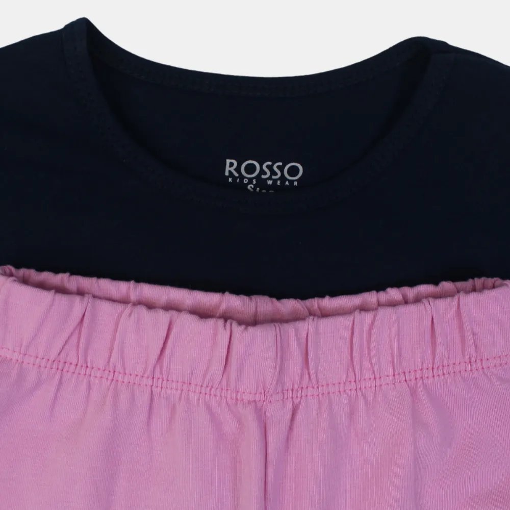 Pyjama en Coton pour Filles - Imprimé Mignon de Lapin