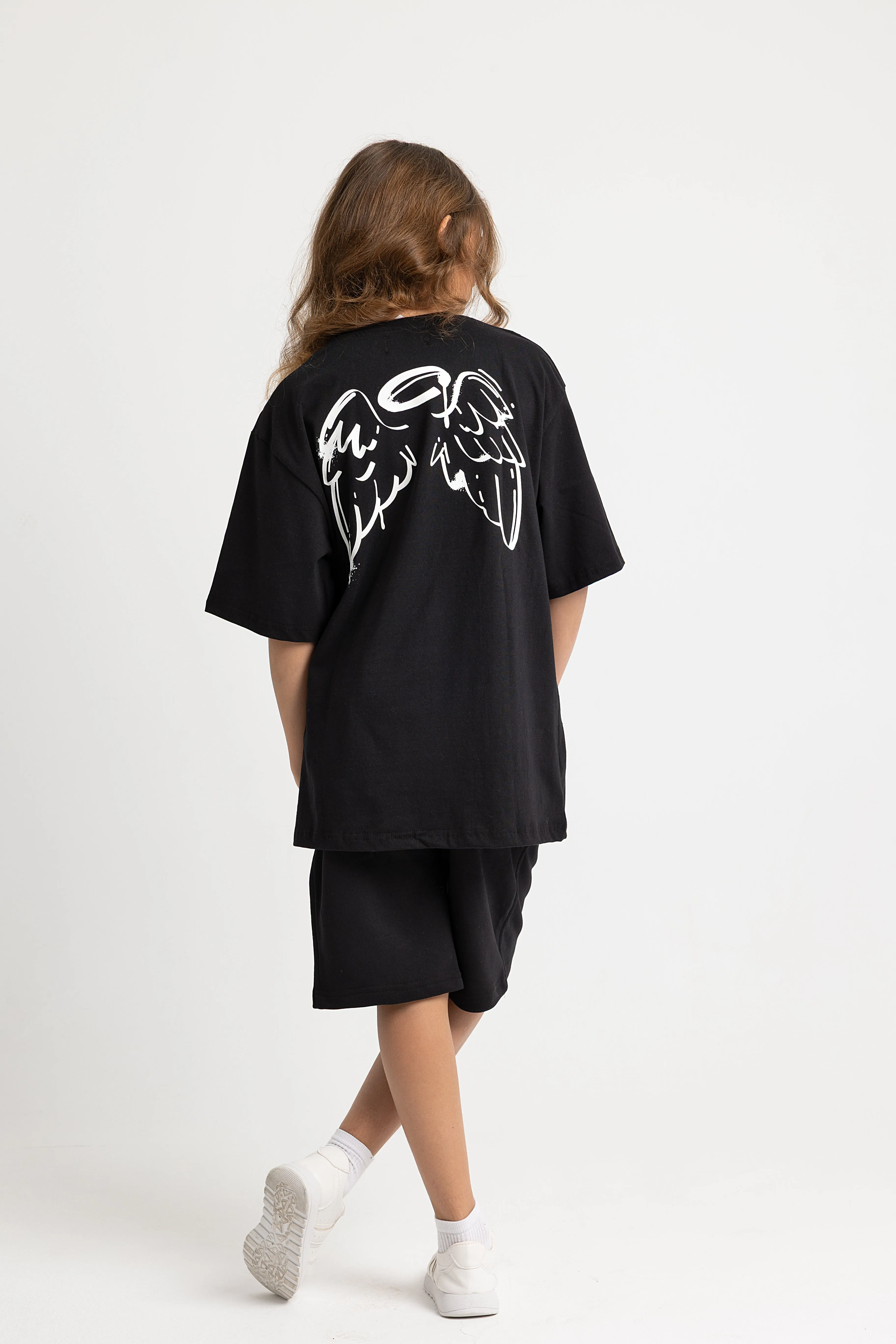 Ensemble en Coton pour Filles - Noir