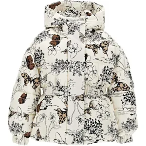 Manteau Papillon Crème pour Filles