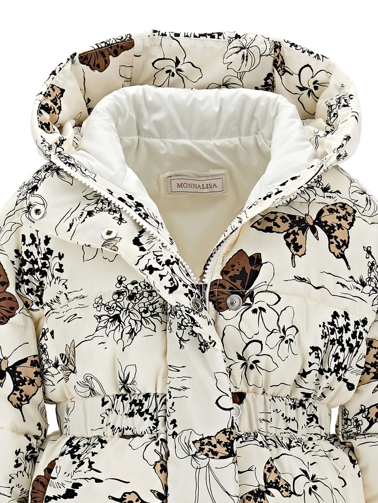 Manteau Papillon Crème pour Filles