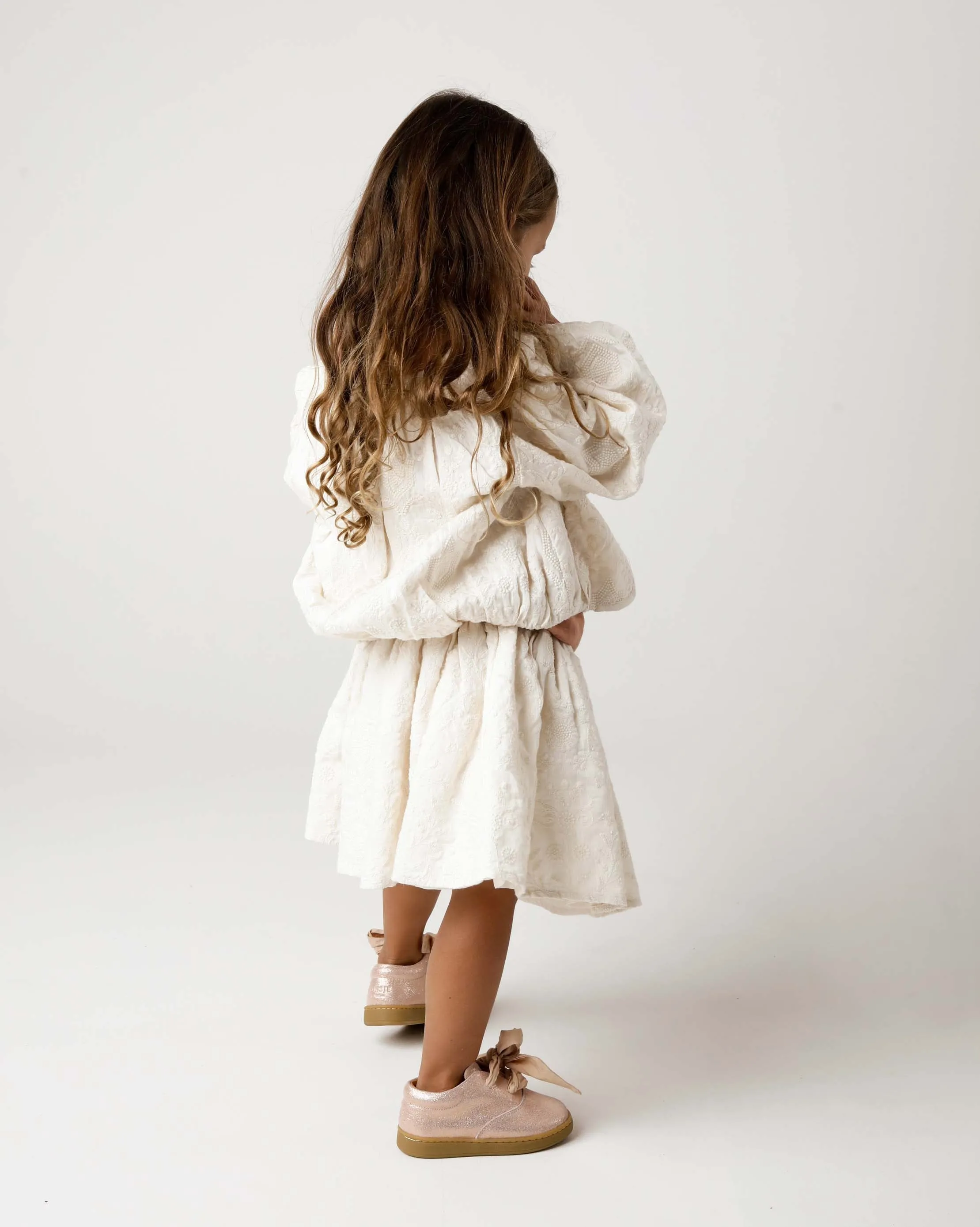 Veste en crème pour filles
