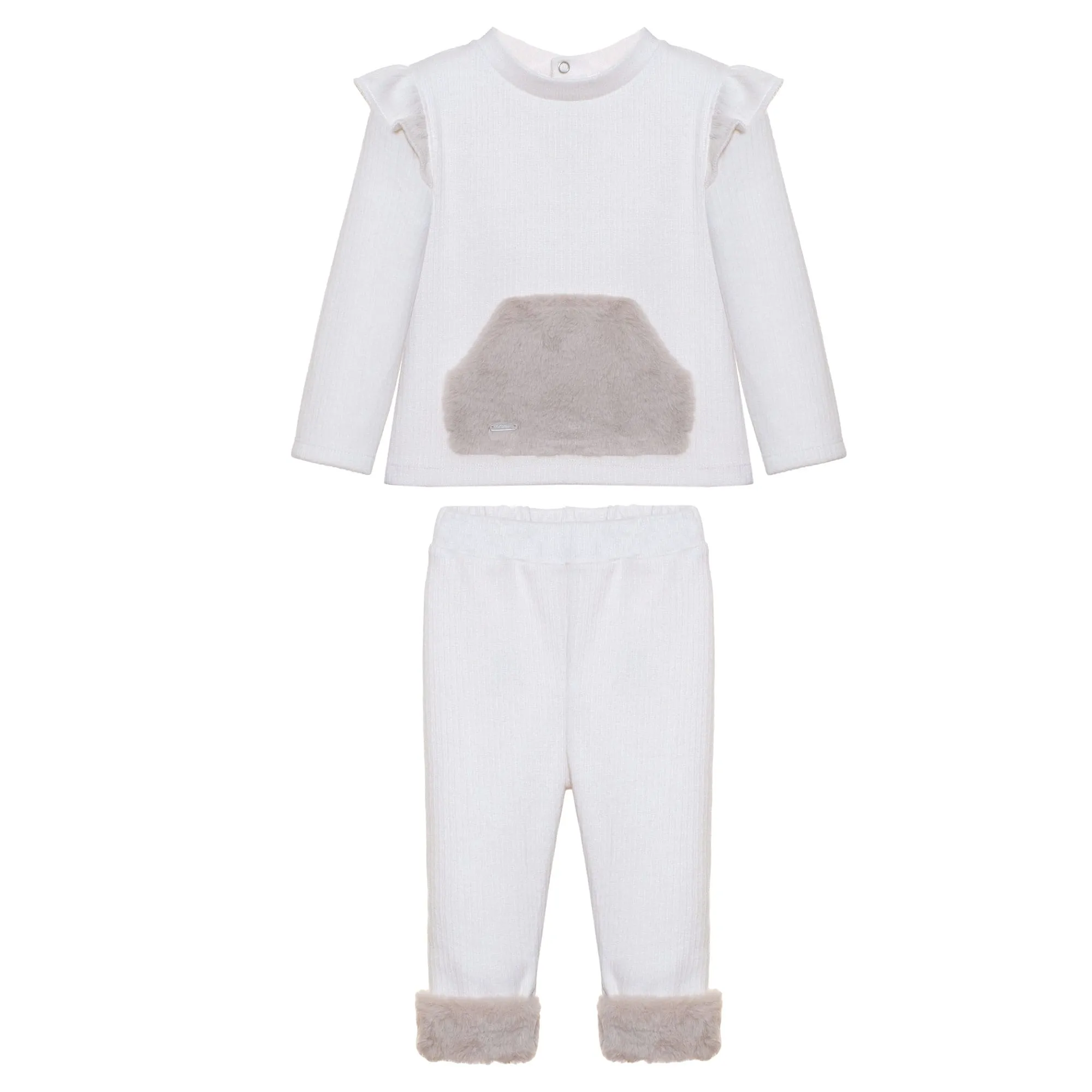 Ensemble de Leggings Crème pour Filles