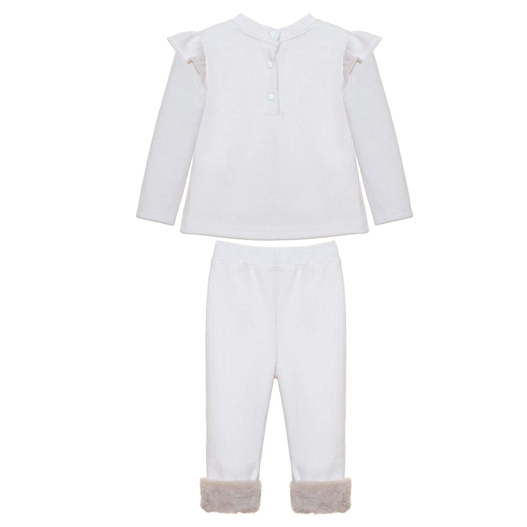 Ensemble de Leggings Crème pour Filles