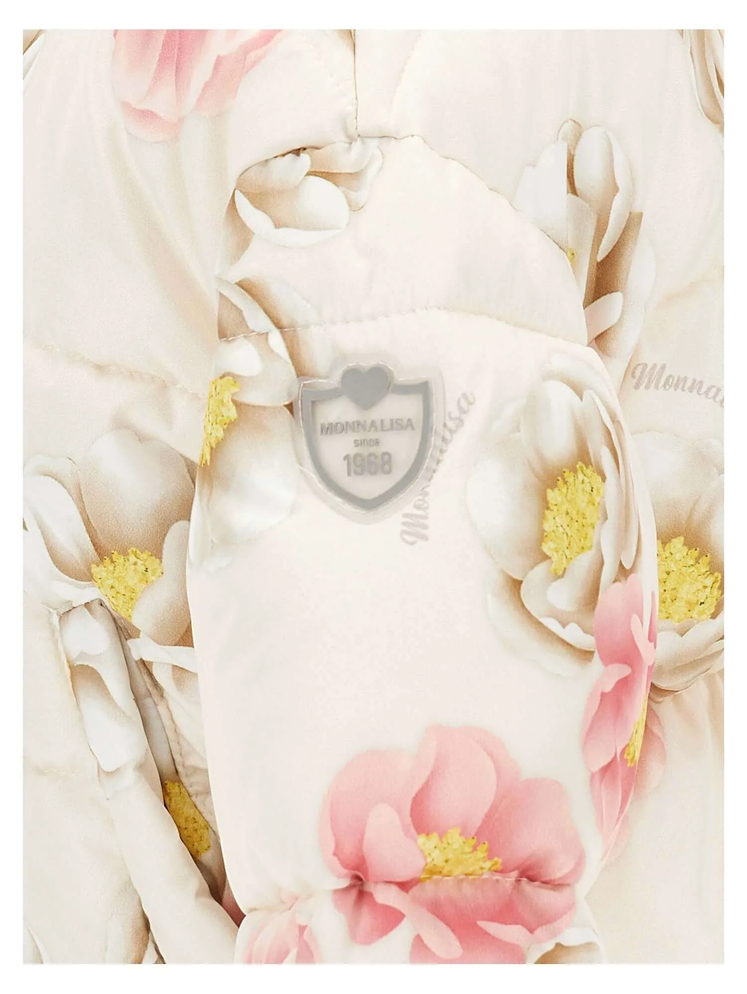 Manteau Doudoune Rose Crème pour Filles