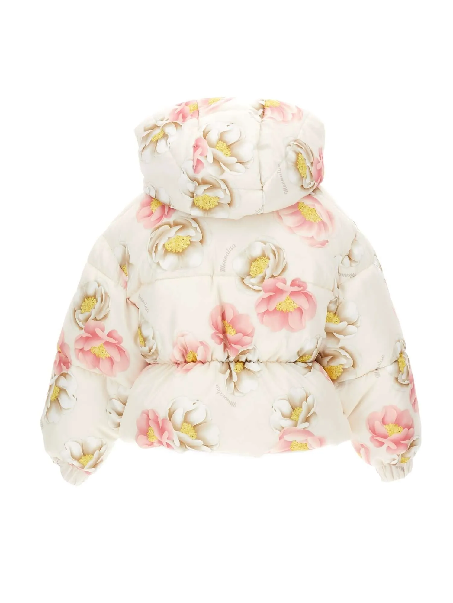 Manteau Doudoune Rose Crème pour Filles