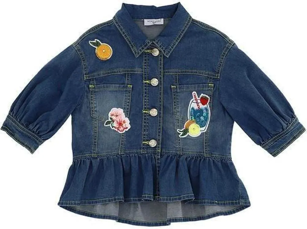Veste en jean pour filles