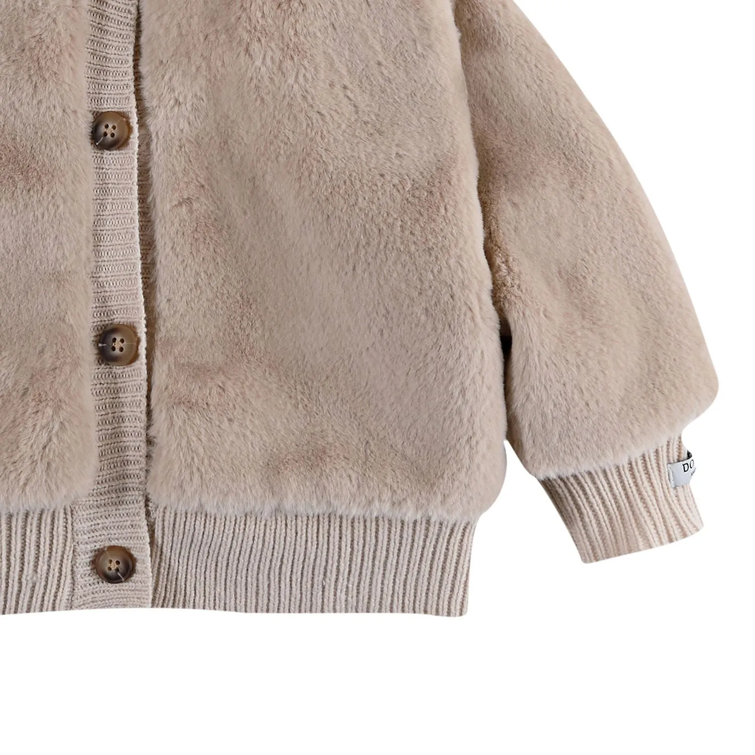 Veste Birie en Fausse Fourrure pour Filles