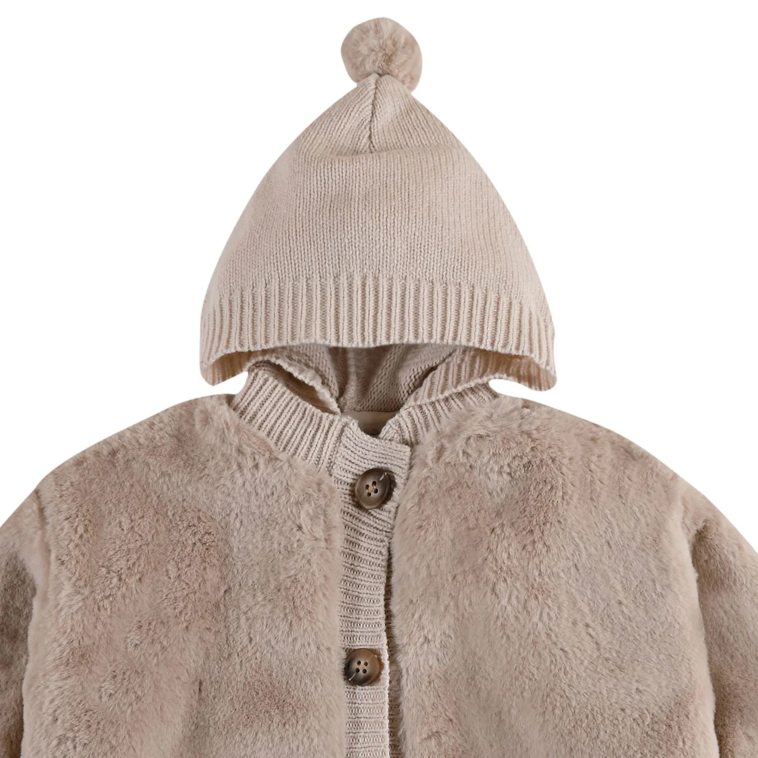 Veste Birie en Fausse Fourrure pour Filles