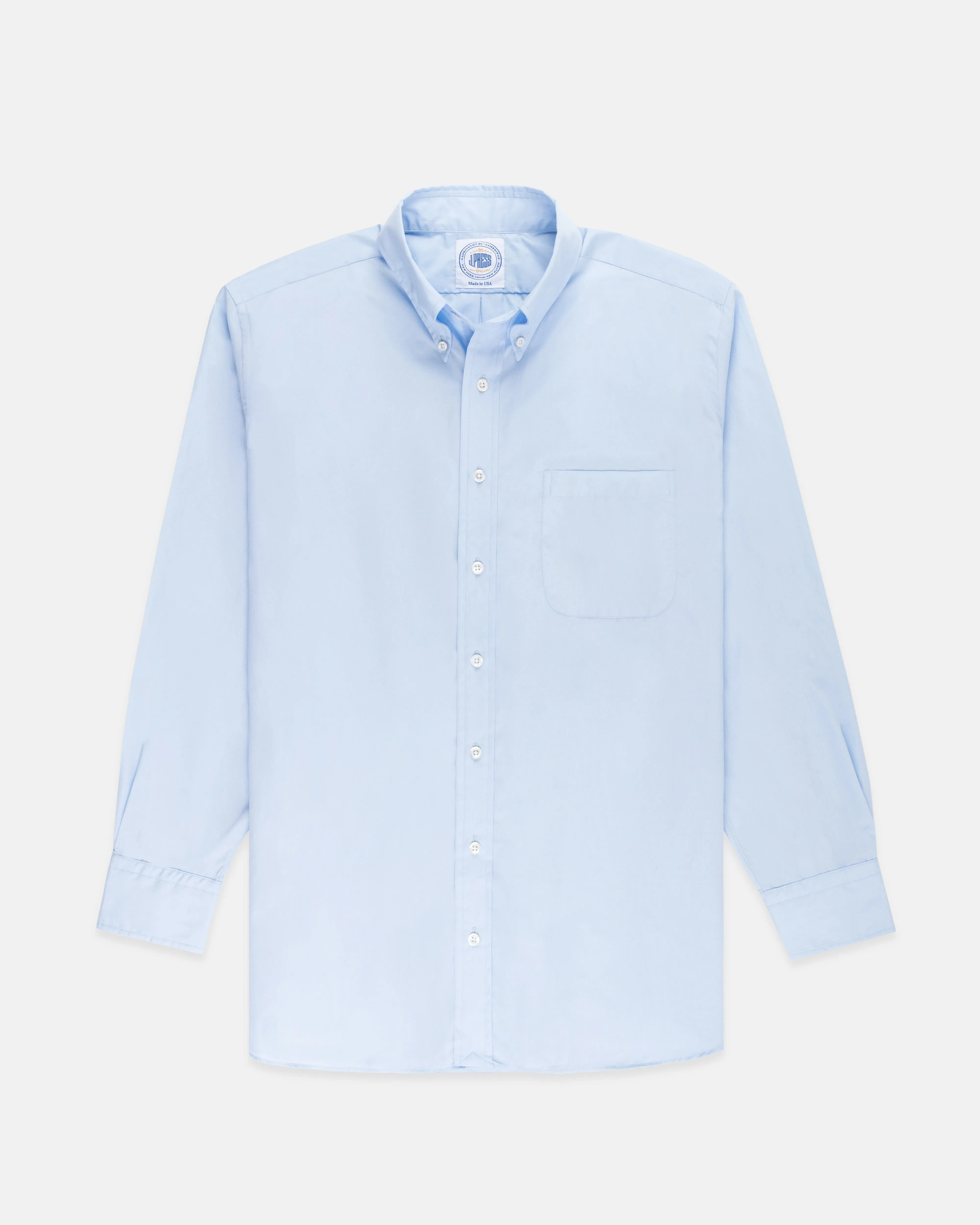CHEMISE HAUT DE GAMME - BLEU UNI