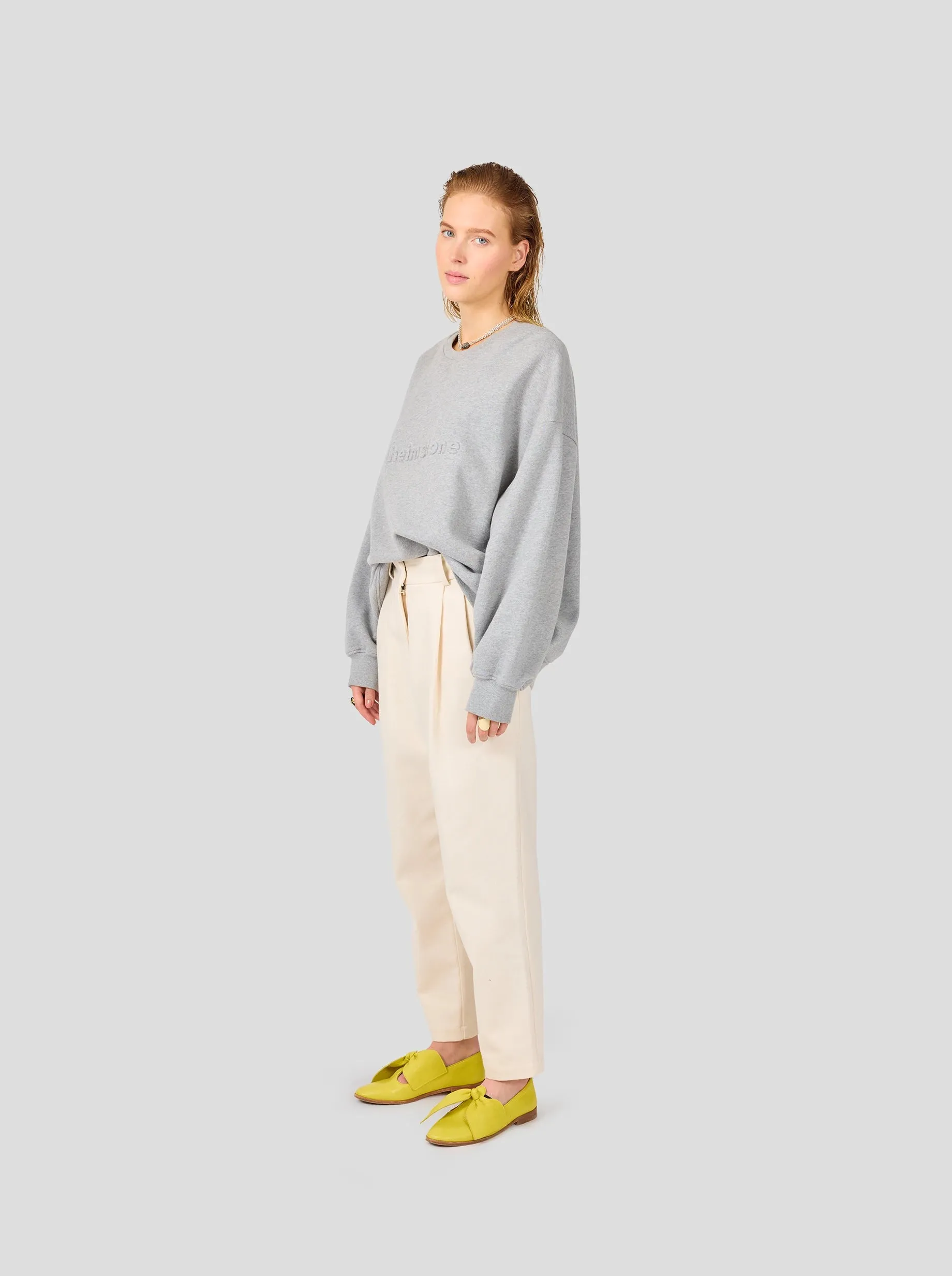 Harlem Jumper en polaire gris chiné