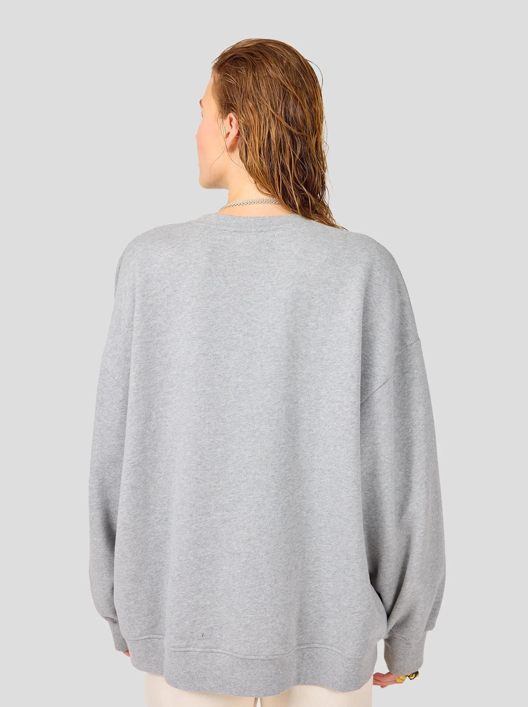 Harlem Jumper en polaire gris chiné