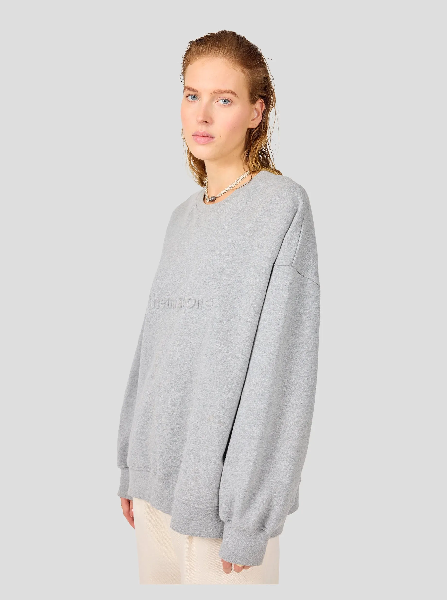 Harlem Jumper en polaire gris chiné
