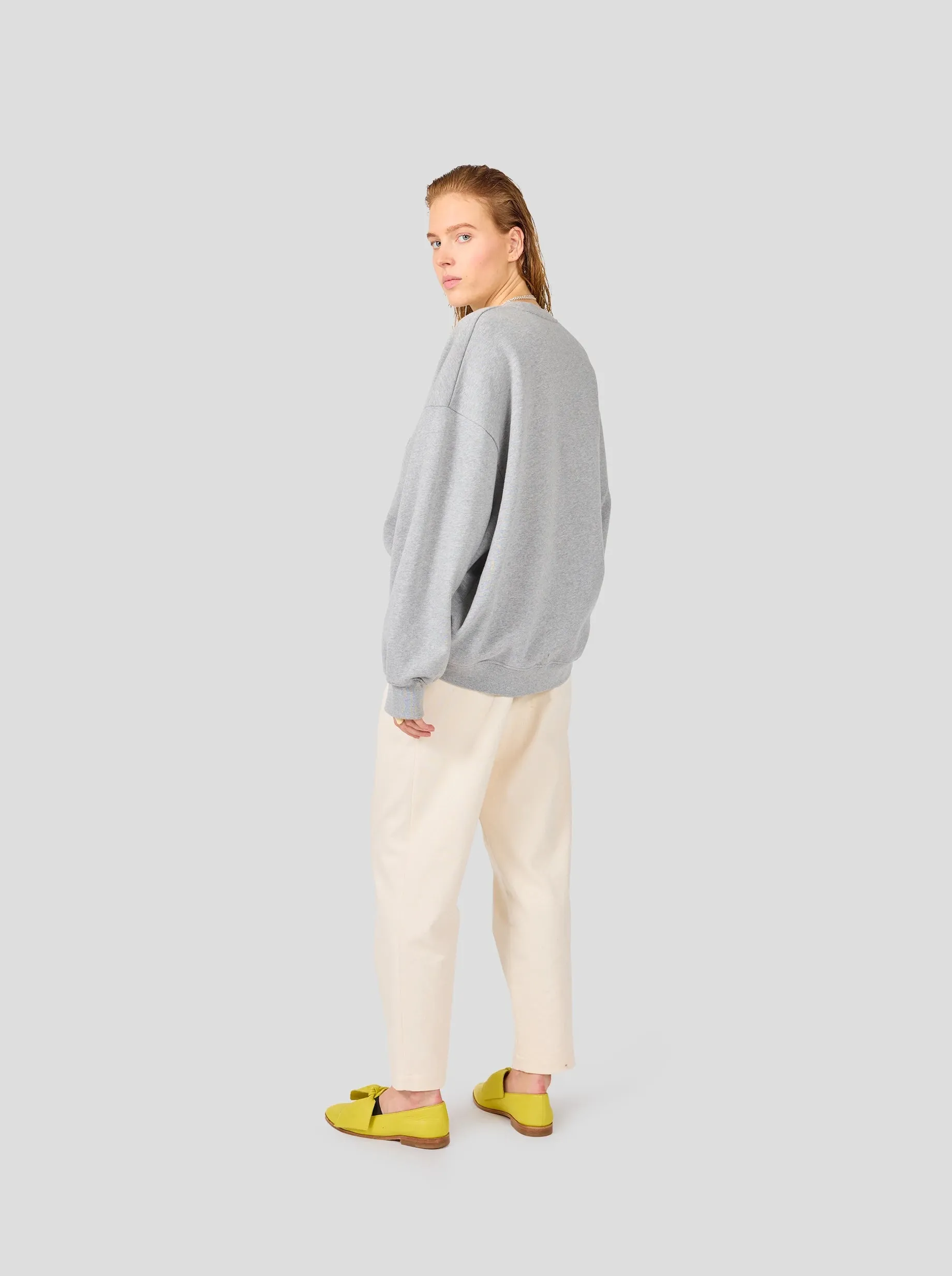 Harlem Jumper en polaire gris chiné