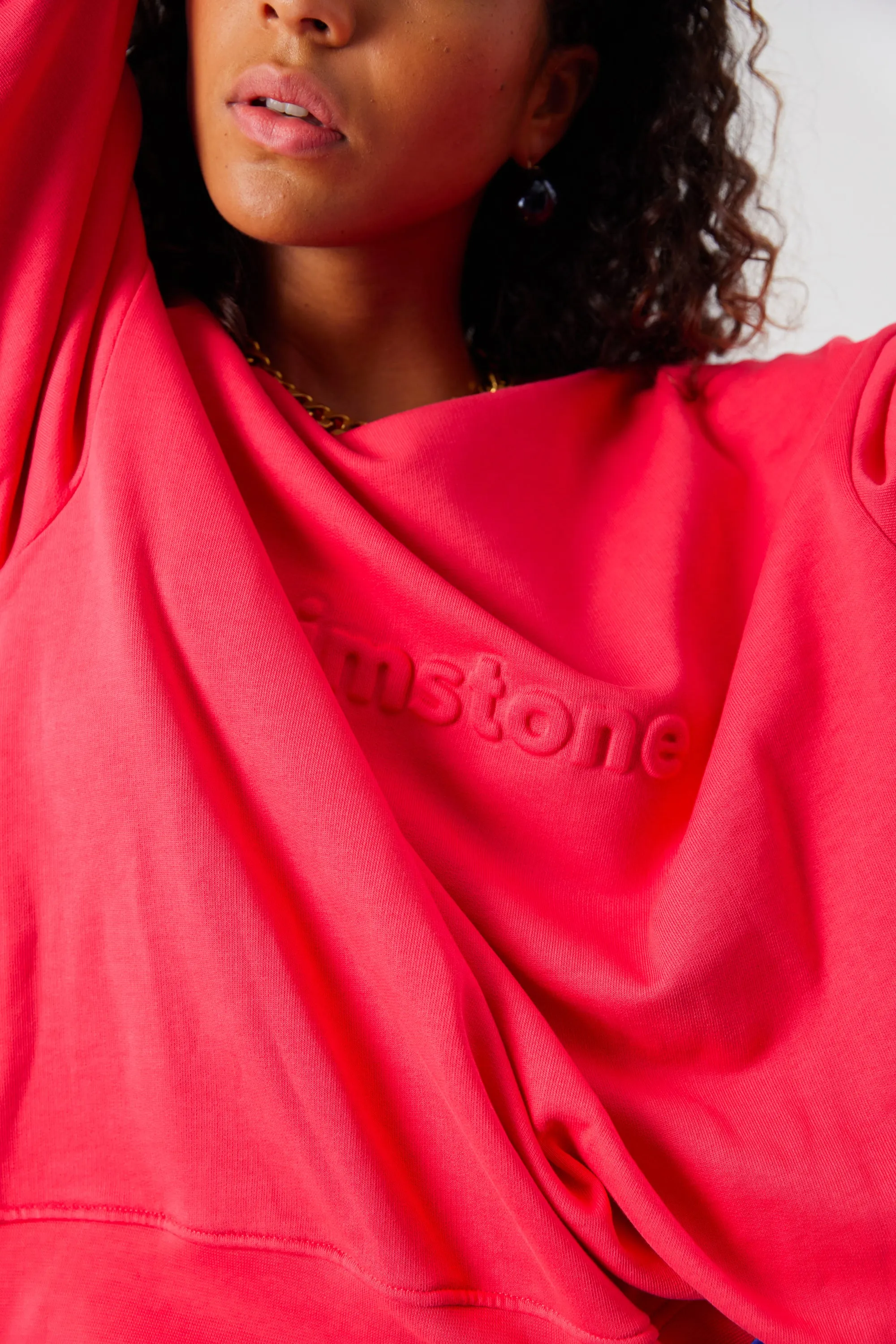 Harlem jumper en polaire rose