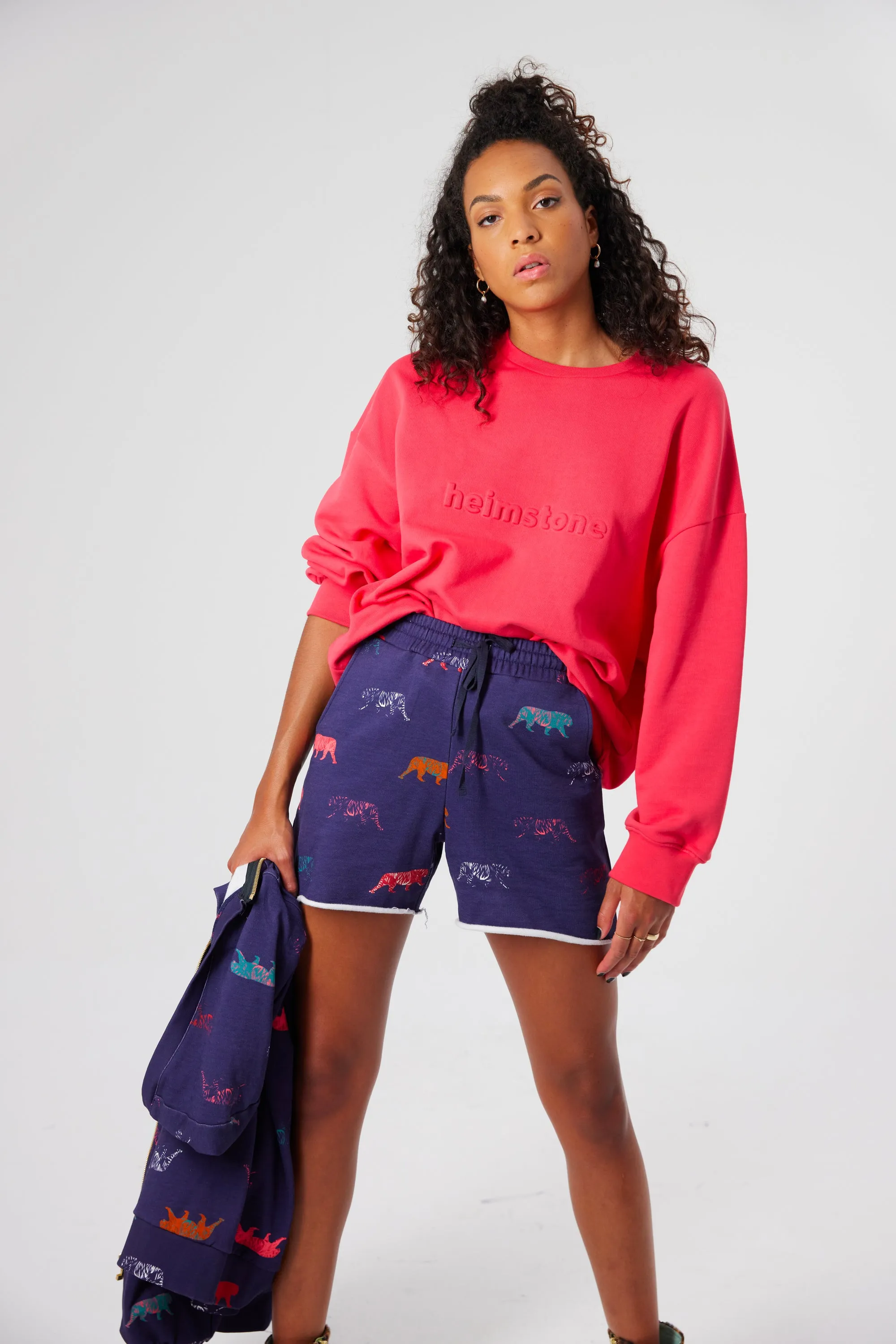Harlem jumper en polaire rose