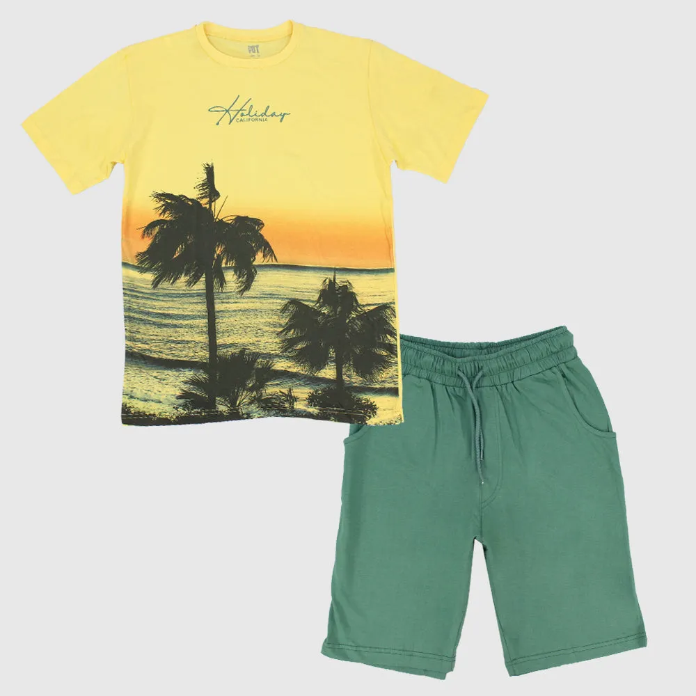 Pyjama d'été à manches courtes