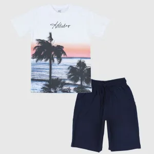 Pyjama d'été à manches courtes