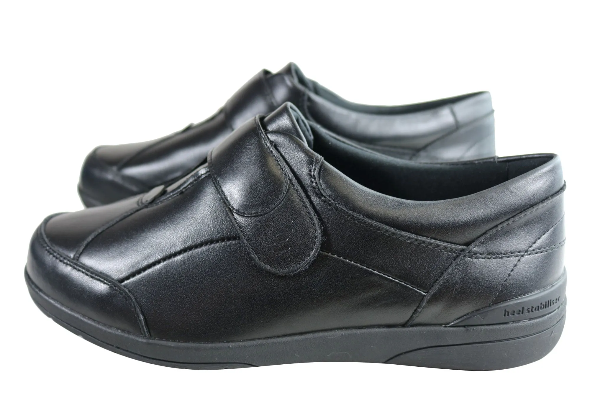 Homyped Chaussures Femme Chelsea en Cuir Confort Largeur Ajustable Homyped