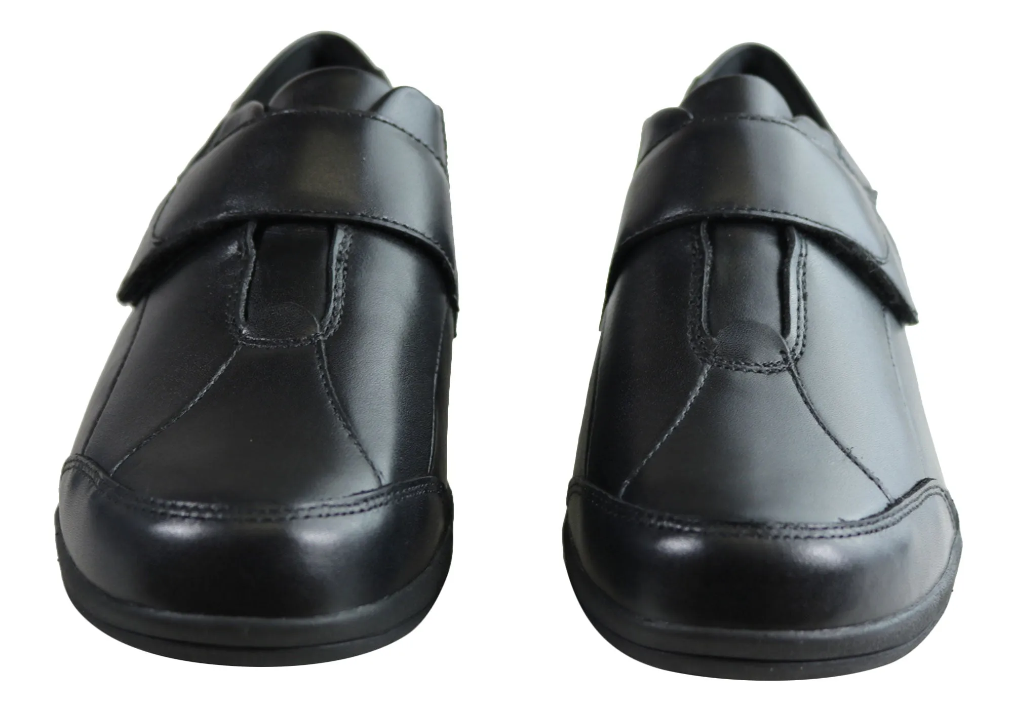 Homyped Chaussures Femme Chelsea en Cuir Confort Largeur Ajustable Homyped