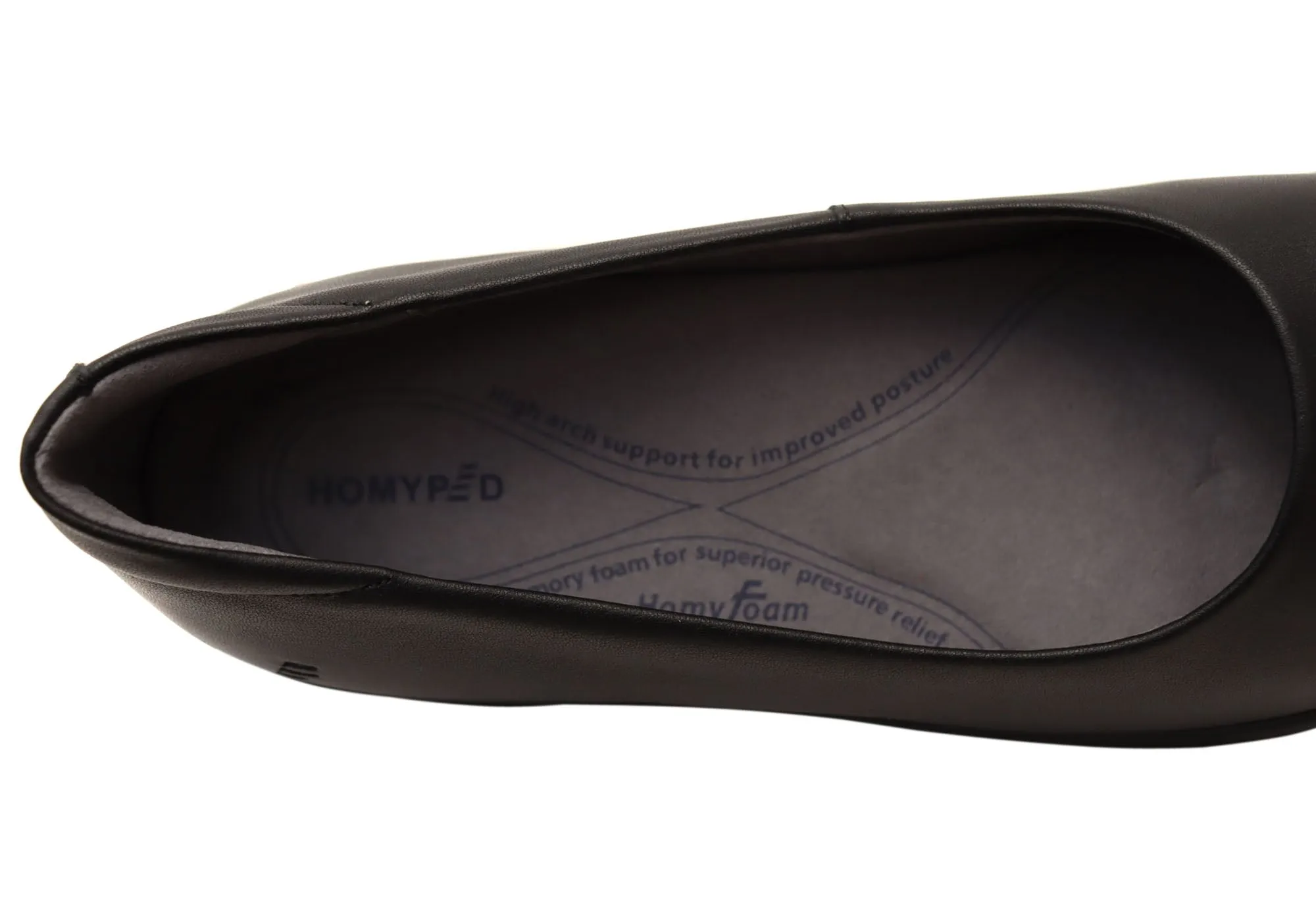 Homyped Scope Ballet Chaussures en Cuir Confortables pour Femmes Homyped