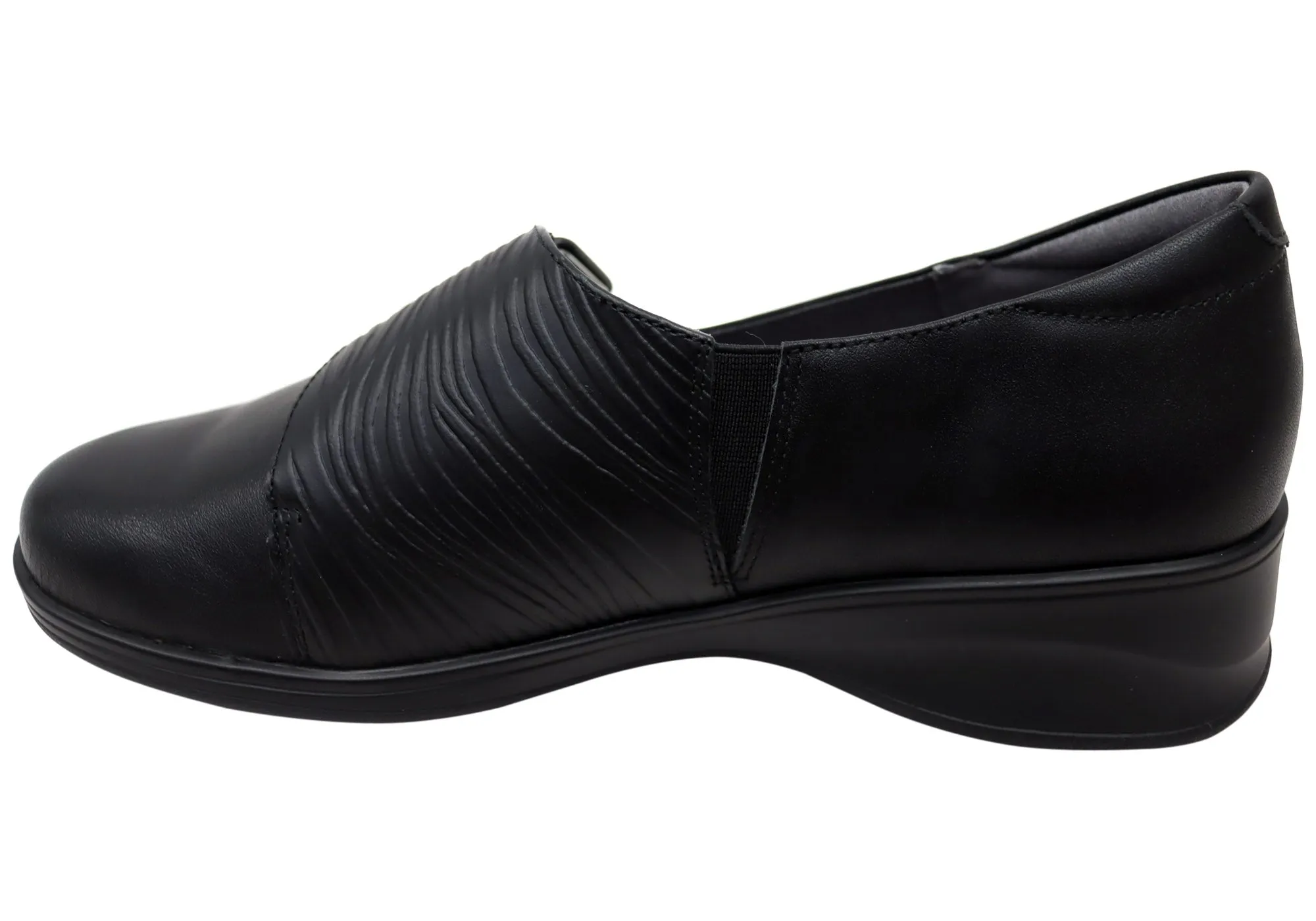 Homyped Scope Buckle Chaussures en Cuir Confortables pour Femmes Homyped