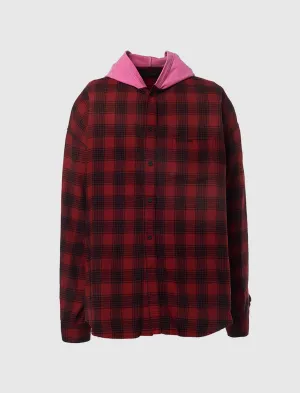 CHEMISE OVERSIZE À CAPUCHE