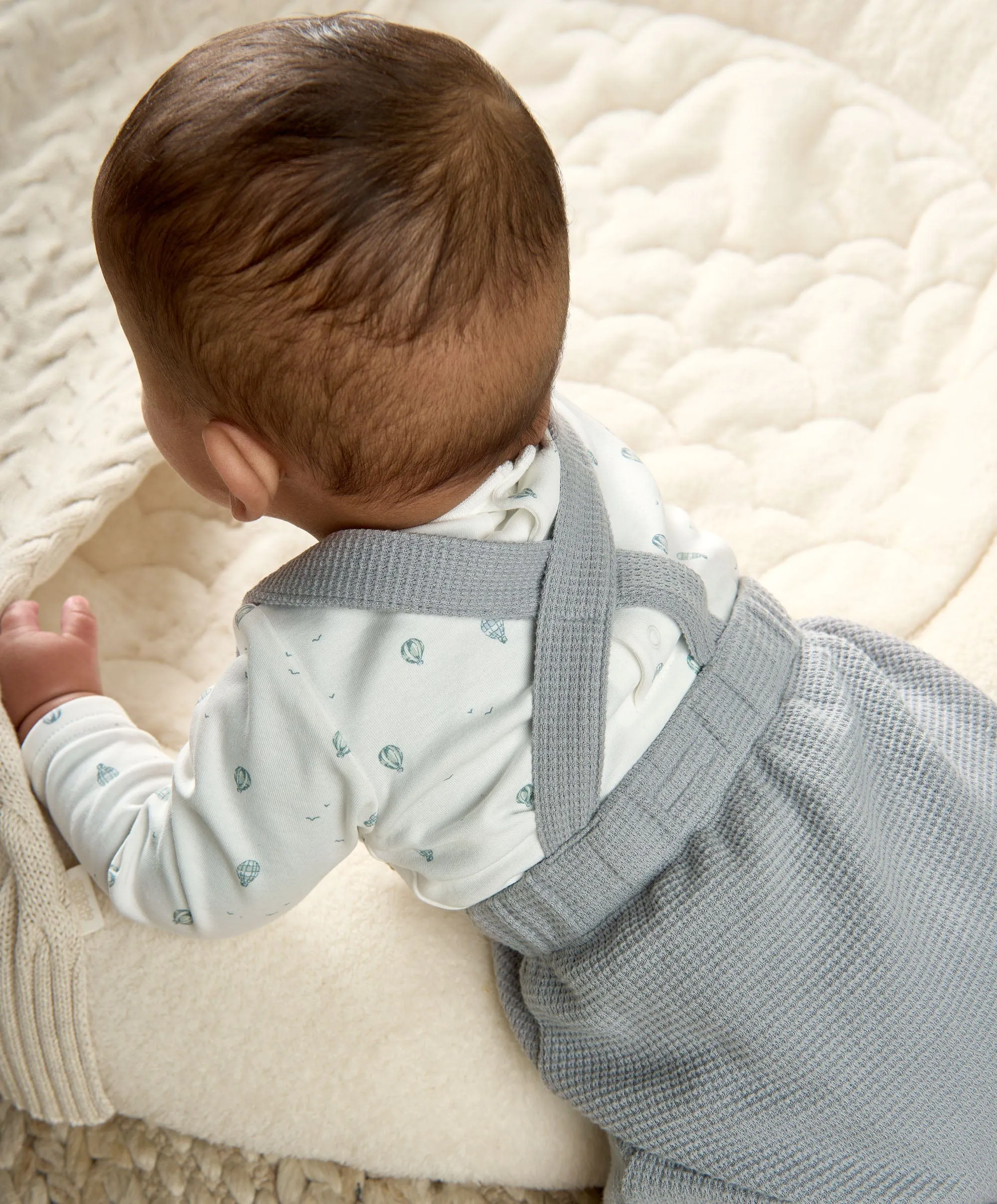 Ensemble Body & Salopette Imprimé Montgolfière Bébé Enfant Mamas & Papas
