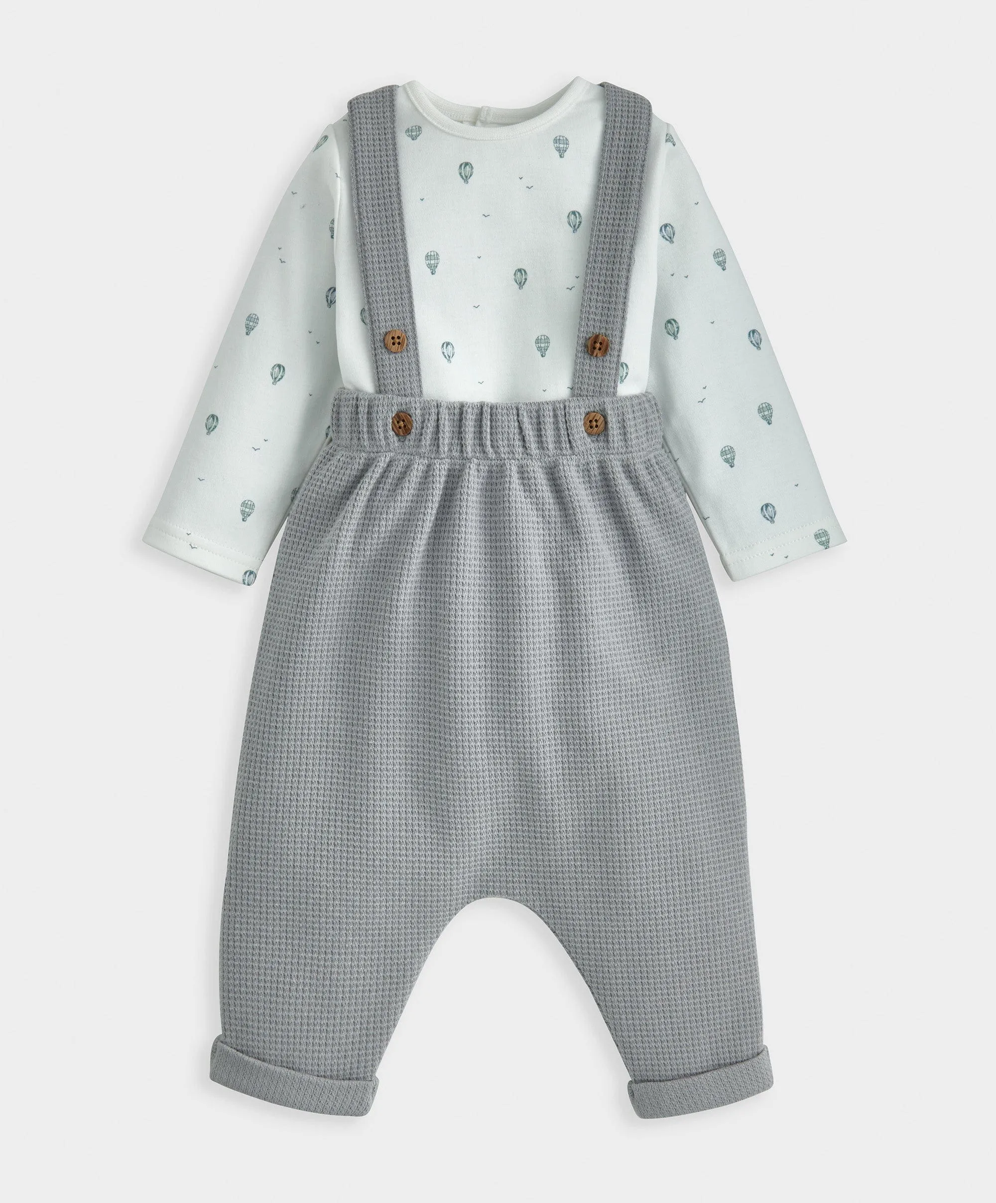 Ensemble Body & Salopette Imprimé Montgolfière Bébé Enfant Mamas & Papas