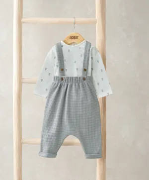 Ensemble Body et Salopette à Imprimé Montgolfière