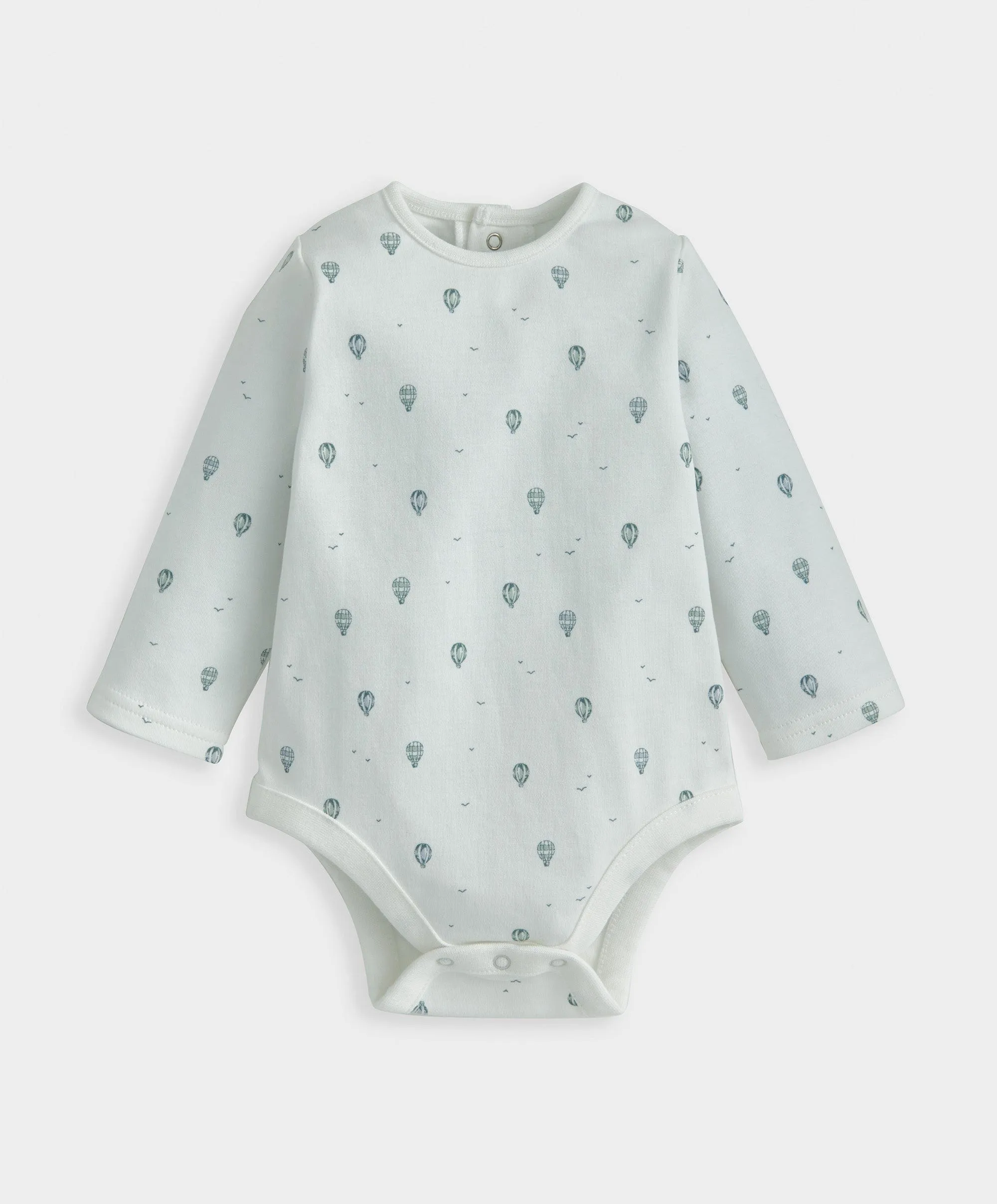 Ensemble Body et Salopette à Imprimé Montgolfière