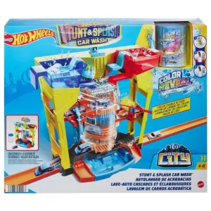 Hot Wheels City Stunt et Splash Lave-auto
