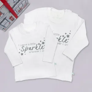 Je Laisse un Peu de Paillettes… T-Shirt de Noël pour Enfants