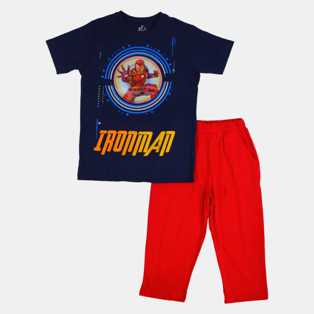 Pyjama en coton pour garçons Iron Man