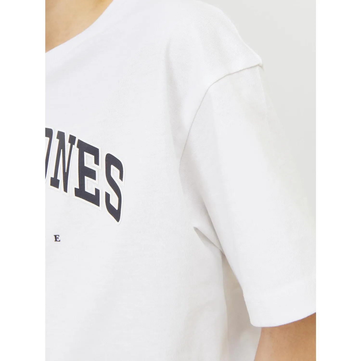 Jack & Jones Junior T-shirt Caleb Varsity Blanc Col Rond Noos Jack Jones Junior