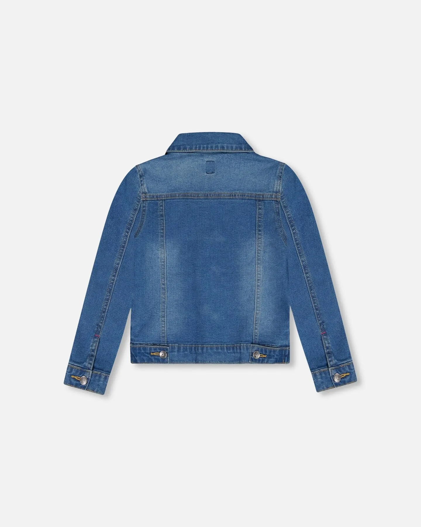 Veste Jean Avec Patchs Drôles BébéEnfants_Deux-Par-Deux