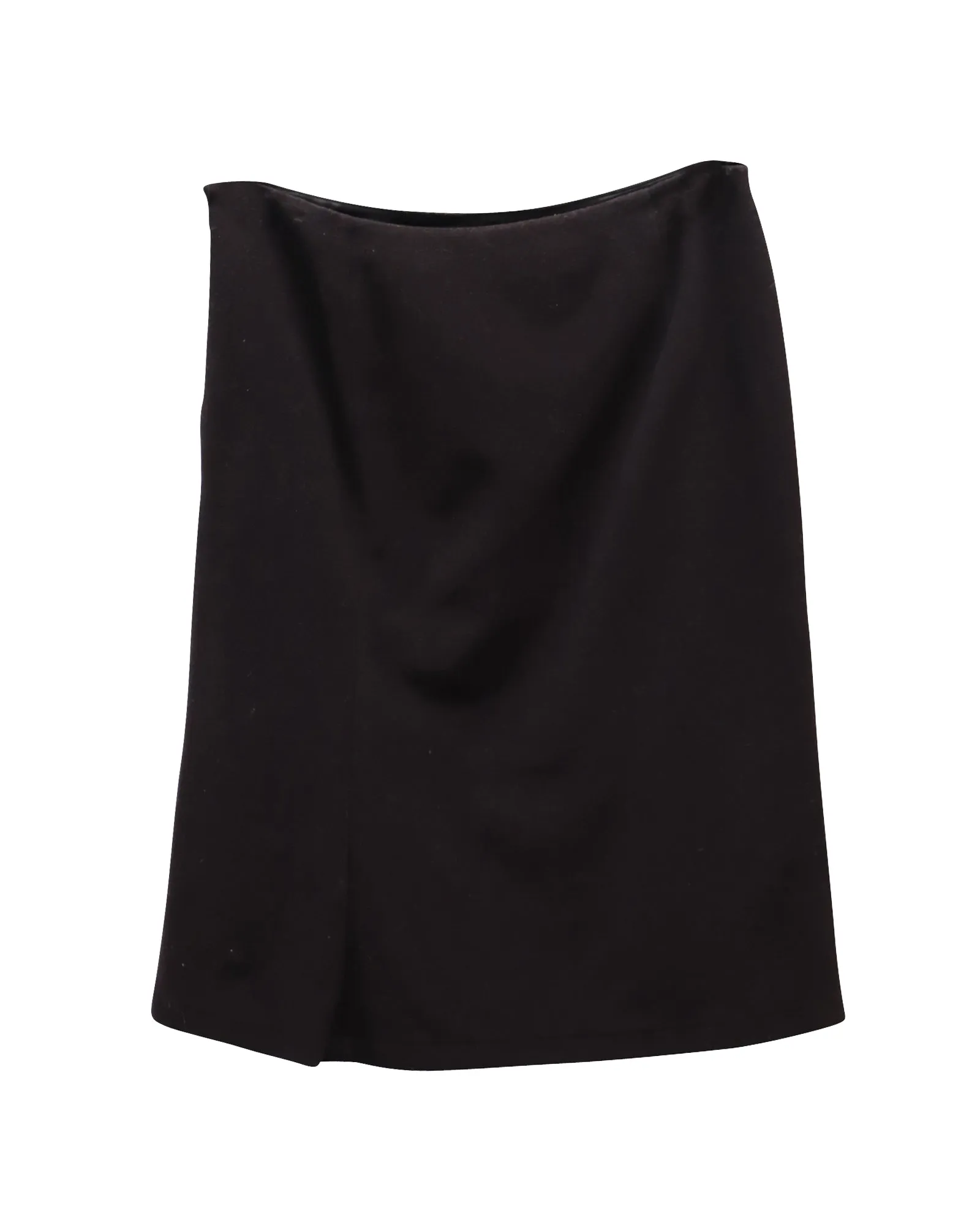 Jupe mi-longue en laine marron Jil Sander