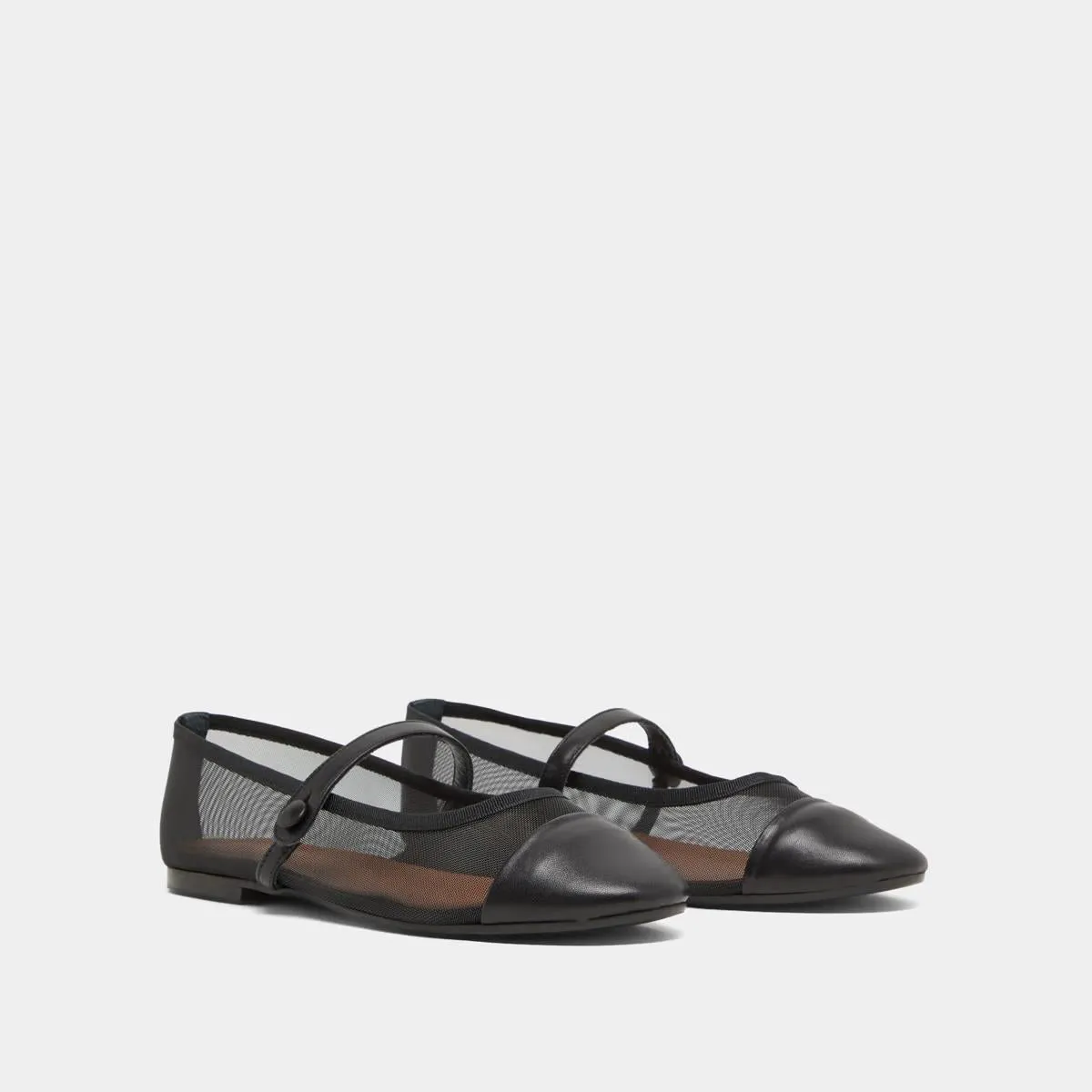 Chaussures pour Femme Jonak 264 - Dala Cuir/Résille Noir-Noir